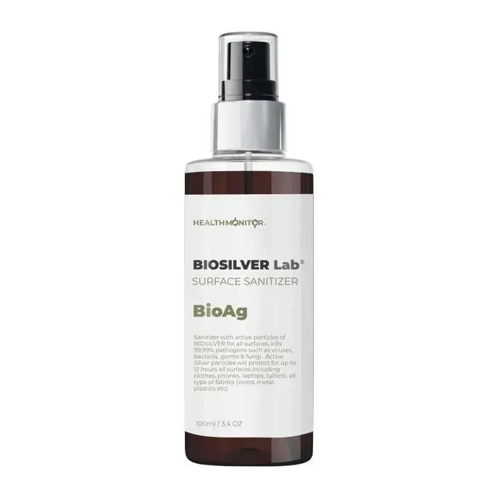 Антибактериальный спрей HEALTHMONITOR с активными частицами наносеребра