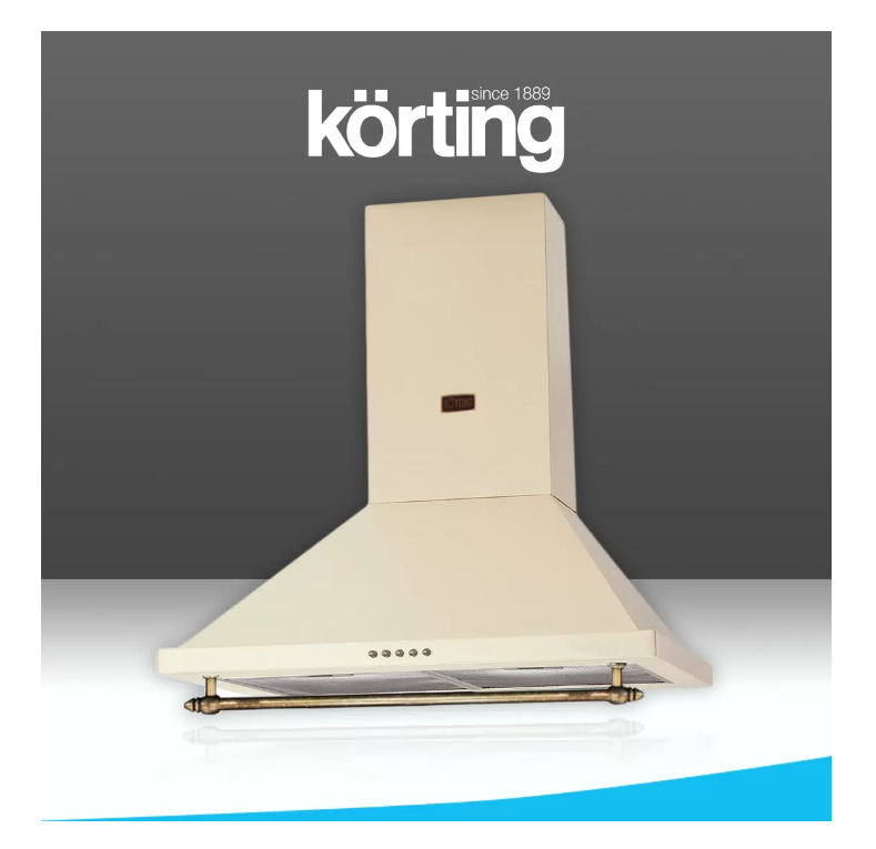 Вытяжка настенная Korting Retro KHC 6750 RB бежевый
