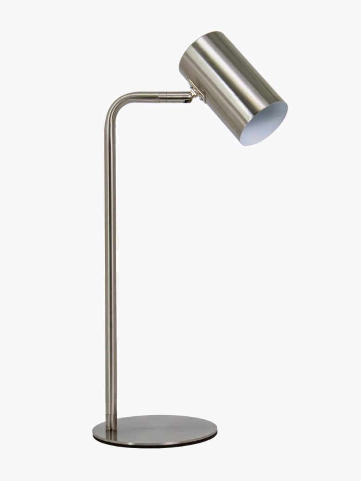 Настольная лампа E27 МТ2013 атласный никель