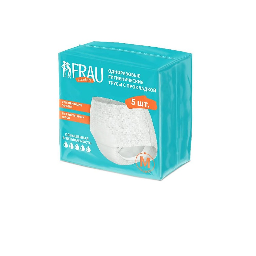 FRAU COMFORT Одноразовые гигиенические трусы с прокладкой M, 5 шт.
