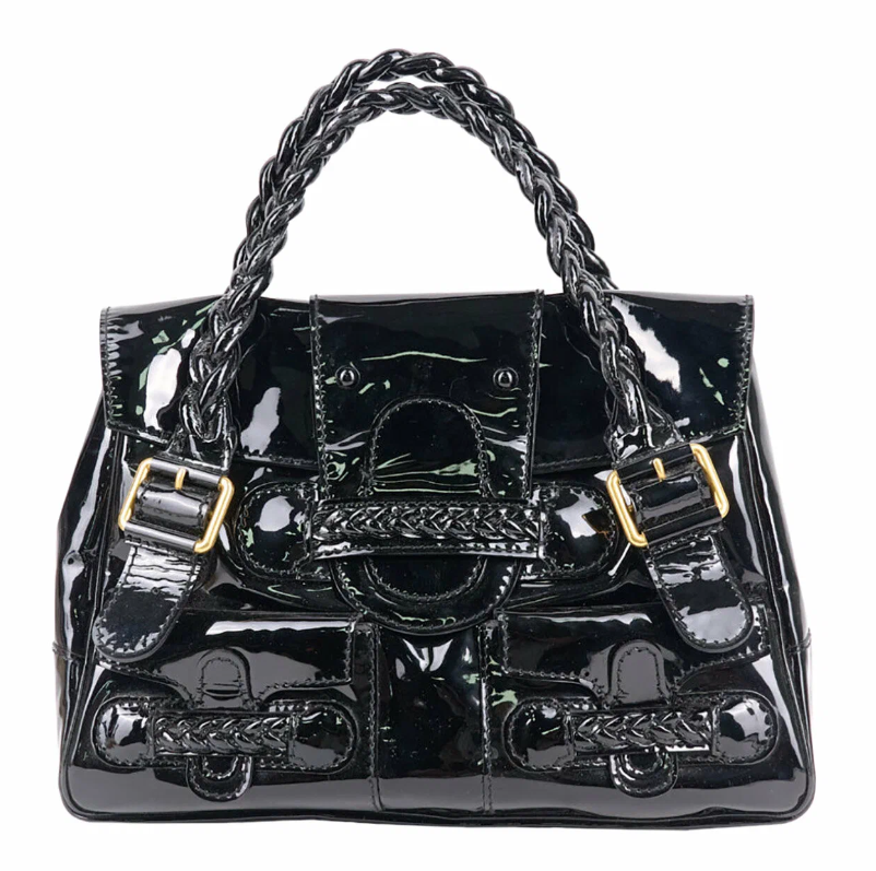 Сумка Valentino 20171438 черная (темно-синяя)
