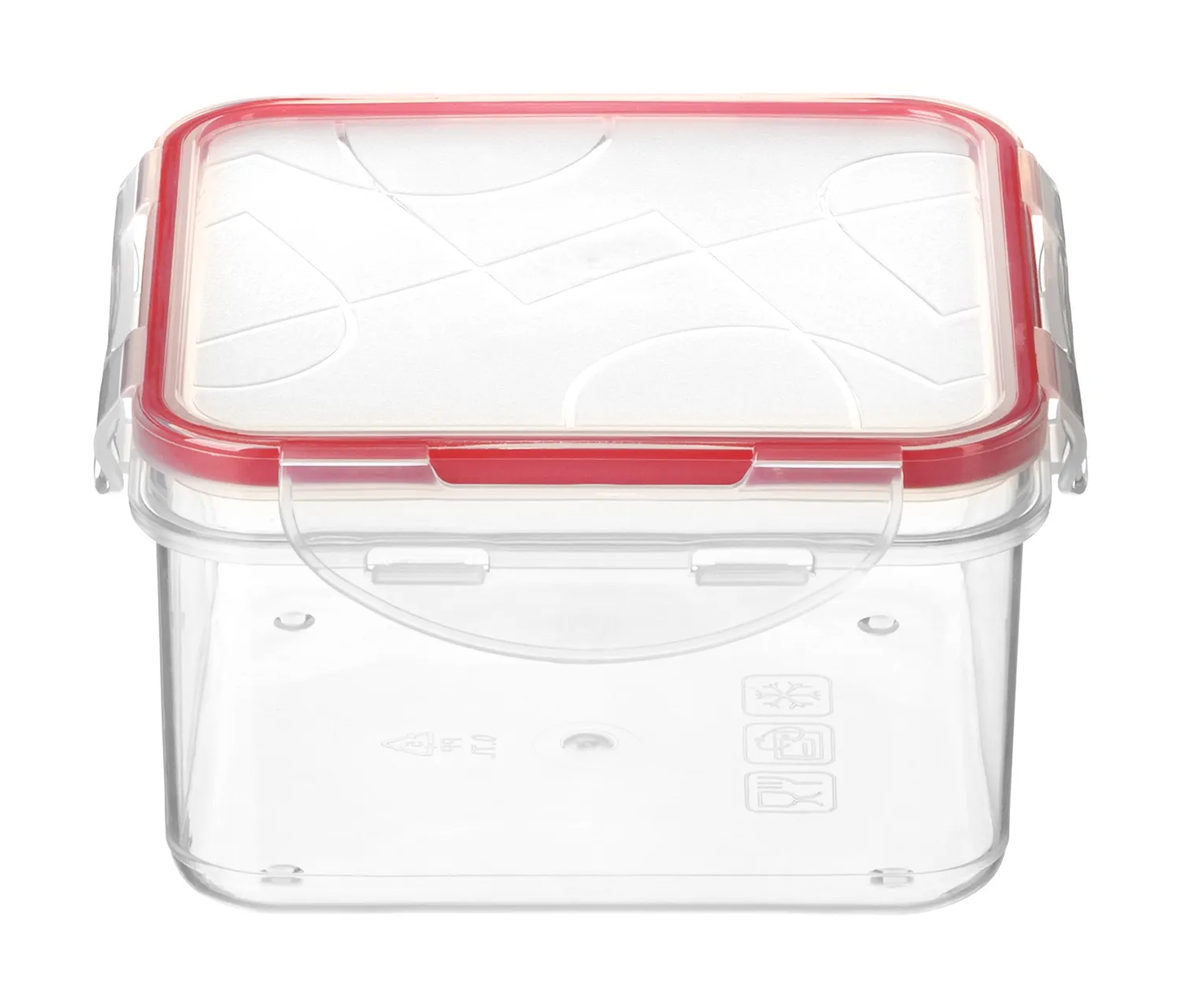 Контейнер для продуктов Idiland Modena квадратный 0,7л с защелками