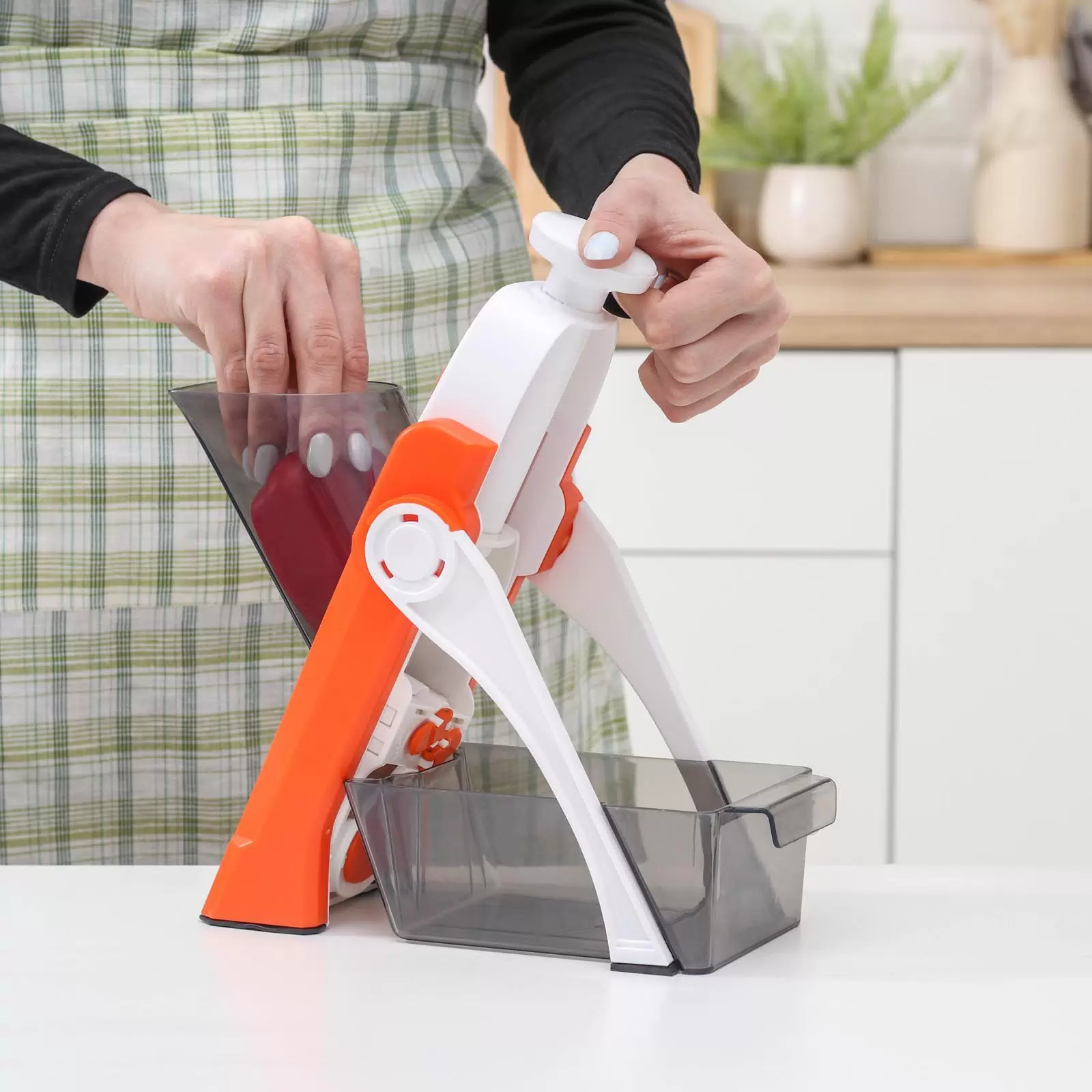 Овощерезка-слайсер Chops, 15×15,5×34 см, цвет оранжевый