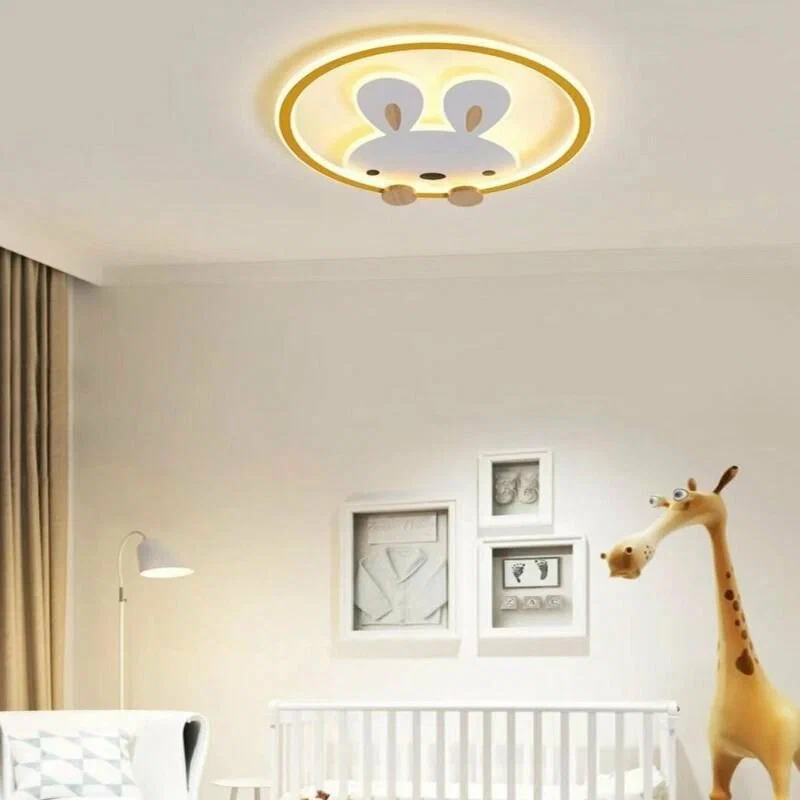 Потолочный LED светильник в виде кролика