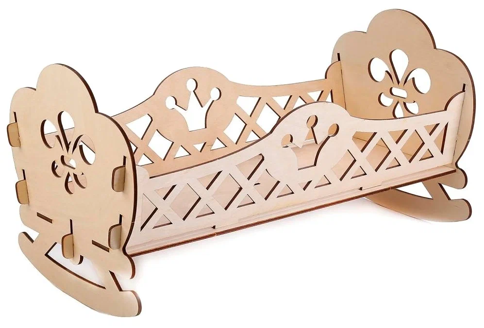 Кроватка для кукол MegaToys Queen в подарочной упаковке 11492