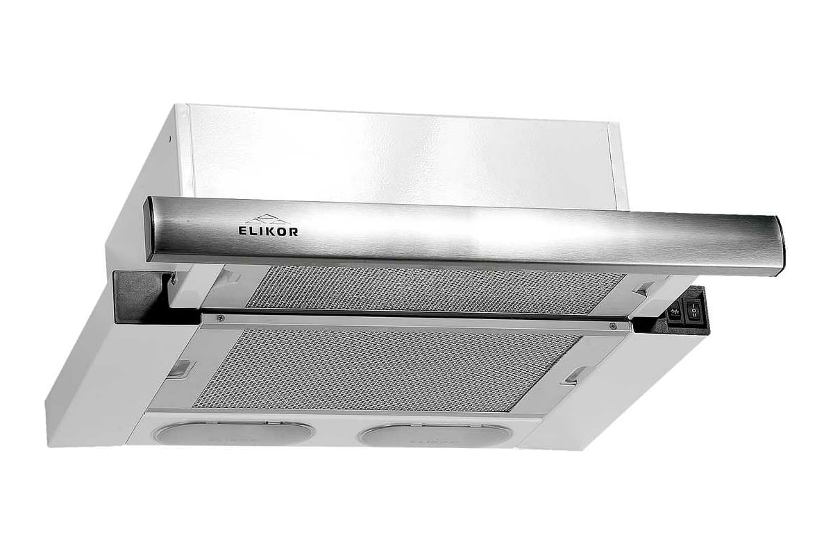 Кухонная вытяжка ELIKOR Интегра 45П-400-В2Л_белый/нерж 841582