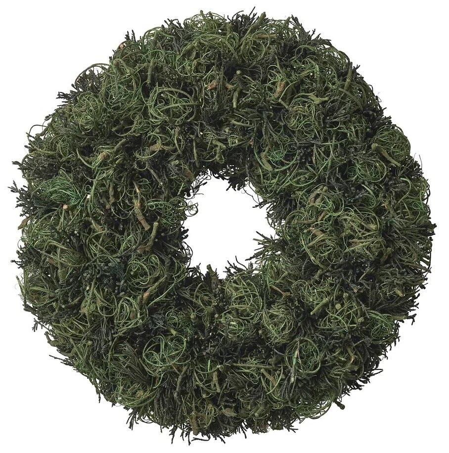 Венок ИКЕА ВИНТЕР 2021 305.117.78, 23 см, зелeный