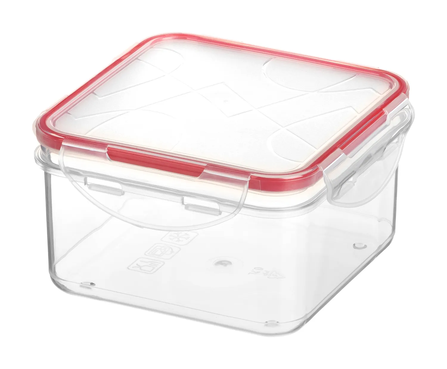 Контейнер для продуктов Idiland Modena квадратный 0,7л с защелками