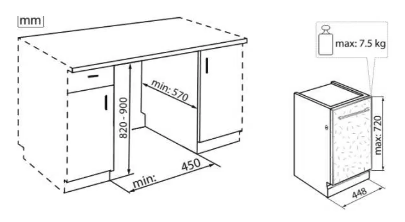 Встраиваемая посудомоечная машина KUPPERSBERG GL 4588