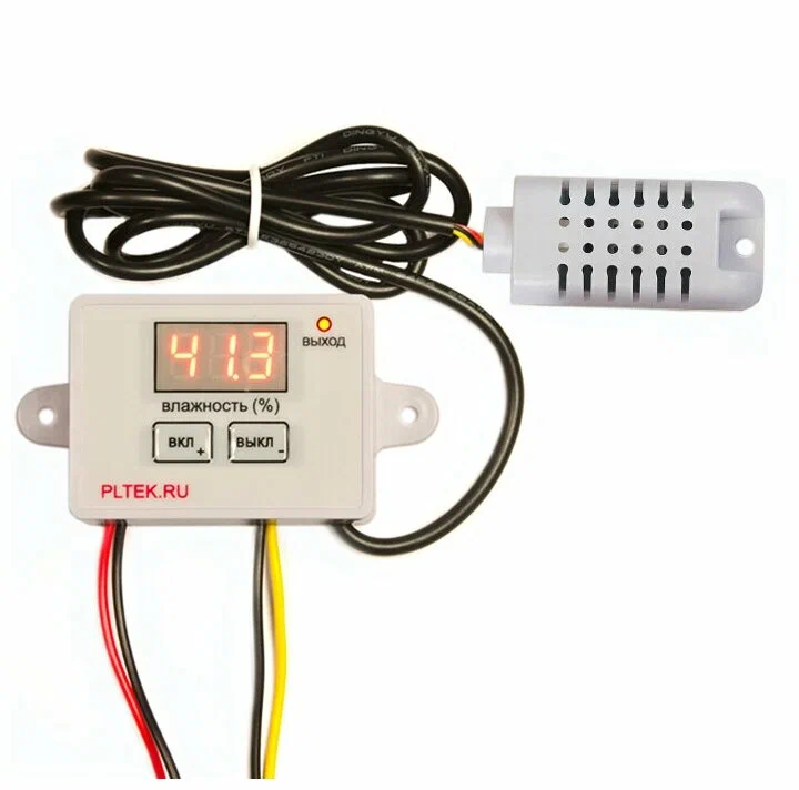Блок управления PLTEK Контроллер влажности для вентилятора, для увлажнителя белый