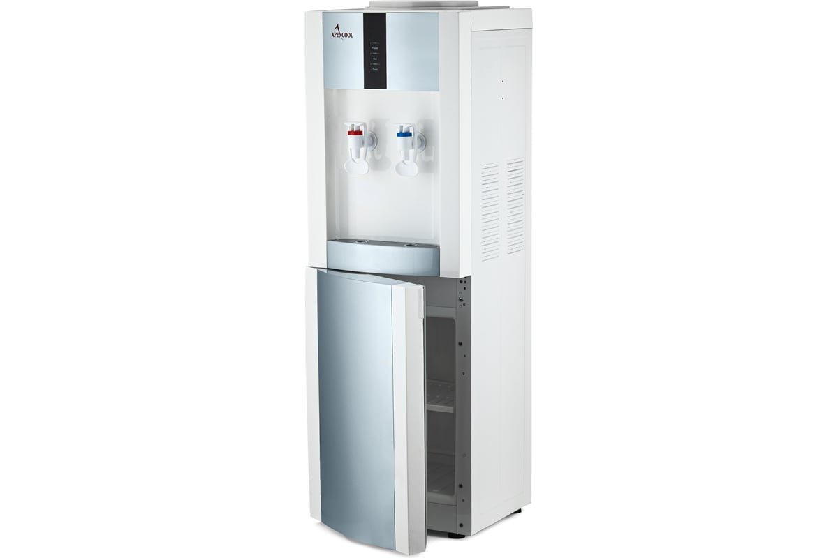 Кулер для воды APEXCOOL 16 LD белый с серебром 3540088