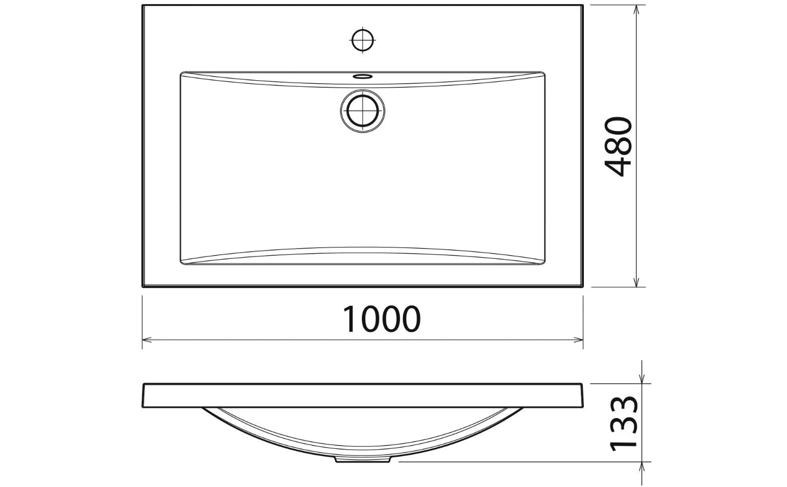 Умывальник Анита 1000