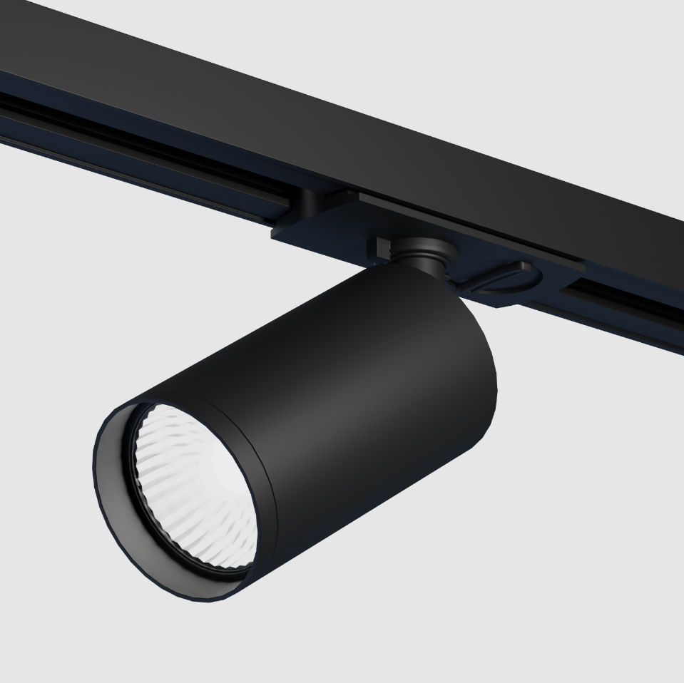 Трековый светильник серии COLT MR16 GU10 2TRA BLACK | 53x92mm