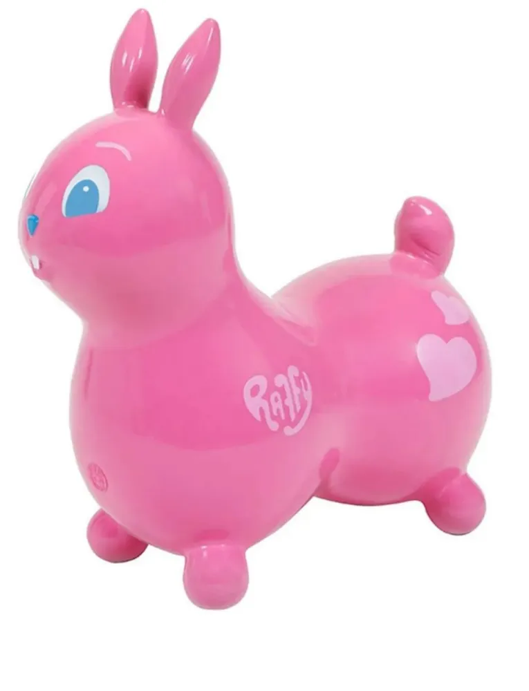 Попрыгун ЗАЙЧИК RAFFY, розовый