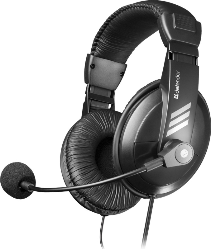 Компьютерная гарнитура Defender Gryphon 750 черный, кабель 2 м