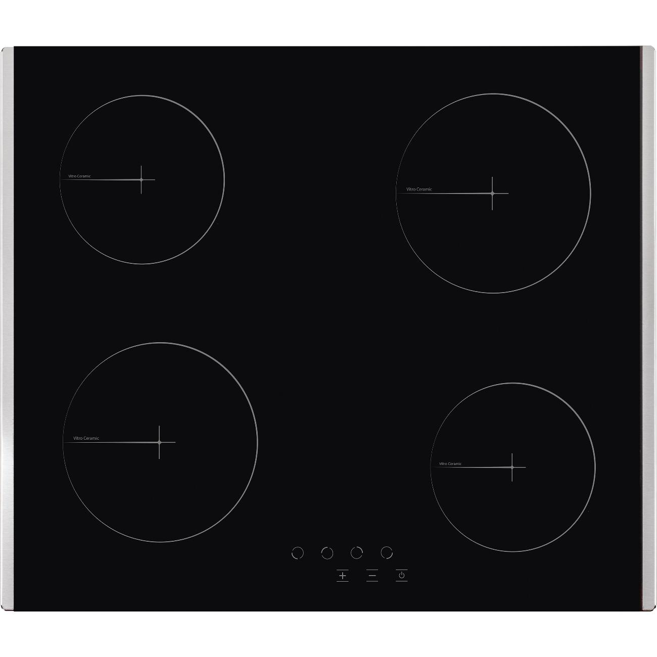 Встраиваемая варочная панель электрическая DELVENTO V60D14S055 черный