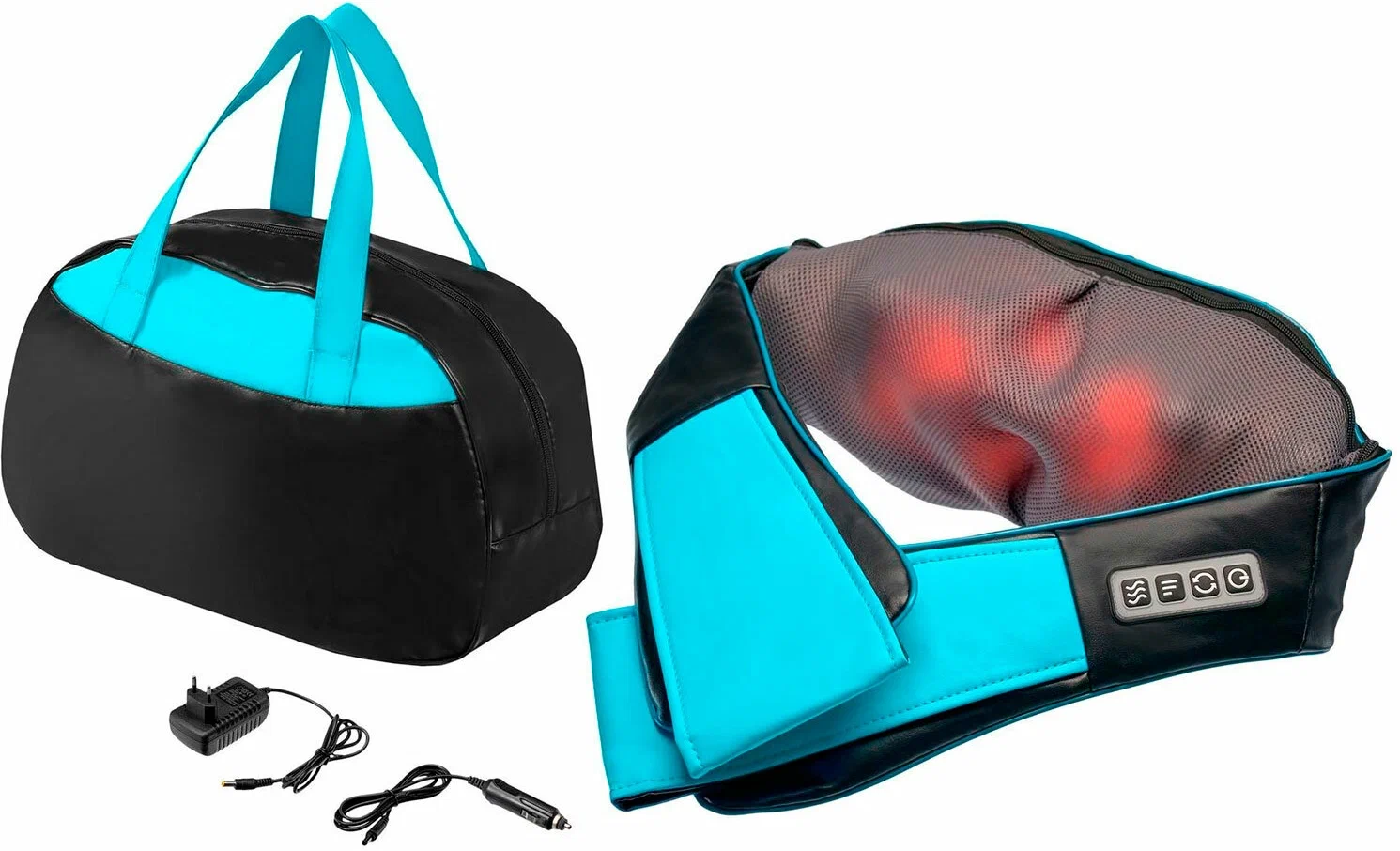 Массажер для шеи и плеч шиацу с сумкой Bradex