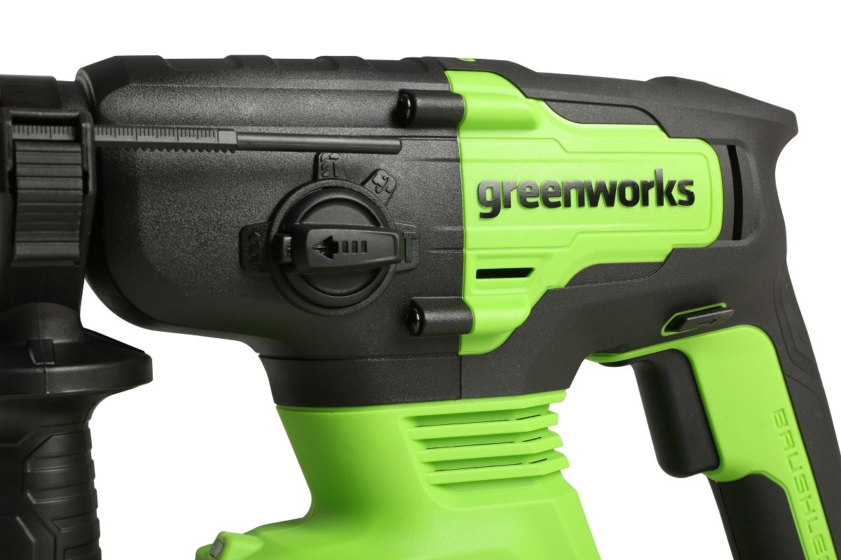 Аккумуляторный бесщеточный перфоратор Greenworks GD24SDS2 3803007