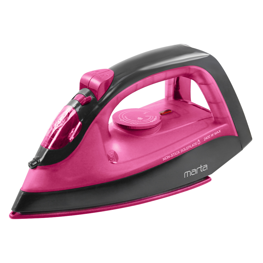 Утюг Marta MT-1149 розовый, черный