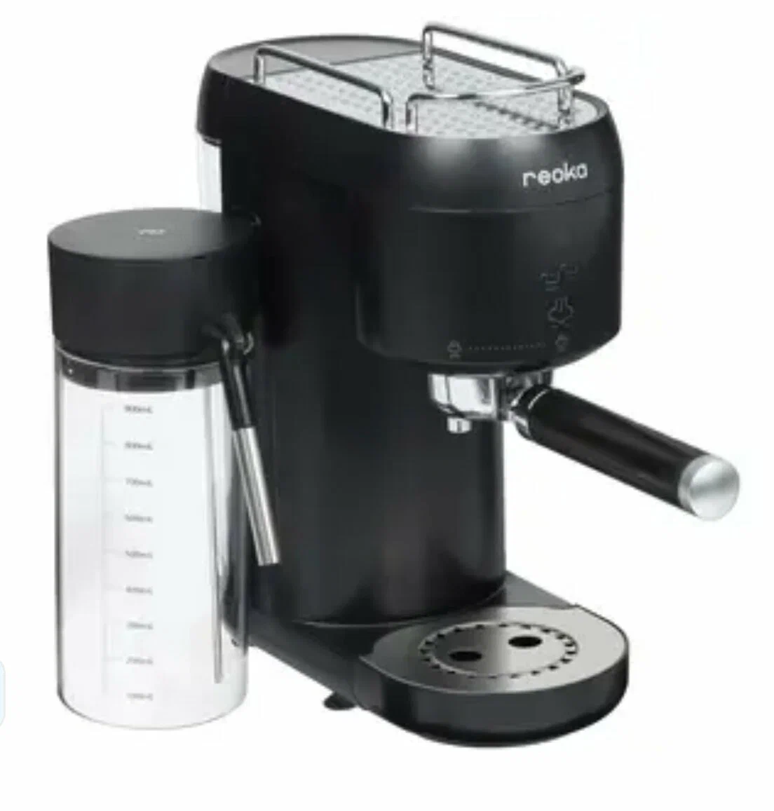Кофеварка рожковая Reoka RKЕМ-300 черный