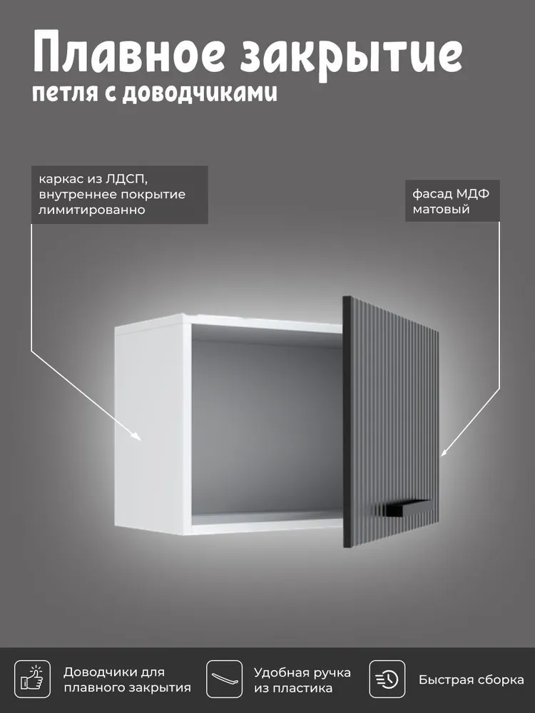 Storys Кухонный модуль навесной 60х28.6х33.8 см