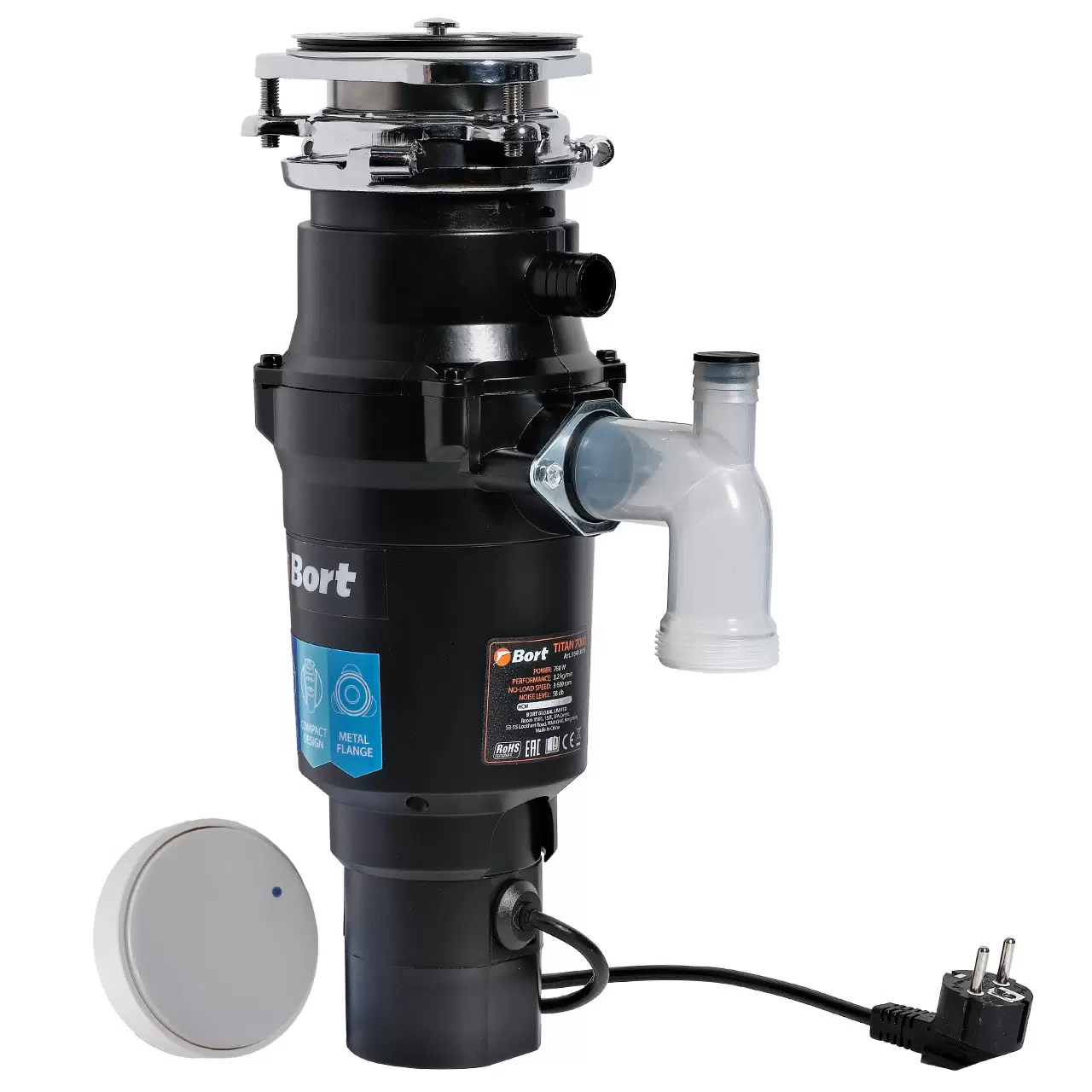 Измельчитель пищевых отходов Bort TITAN 7000