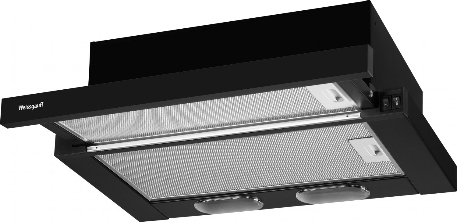 Кухонная встраиваемая вытяжка Weissgauff TEL 500 EB черный