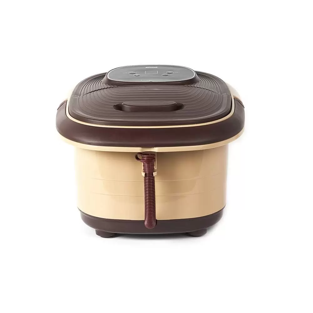 Гидромассажная ванночка для ног с установкой температуры воды, Valben, 8 массажных роликов