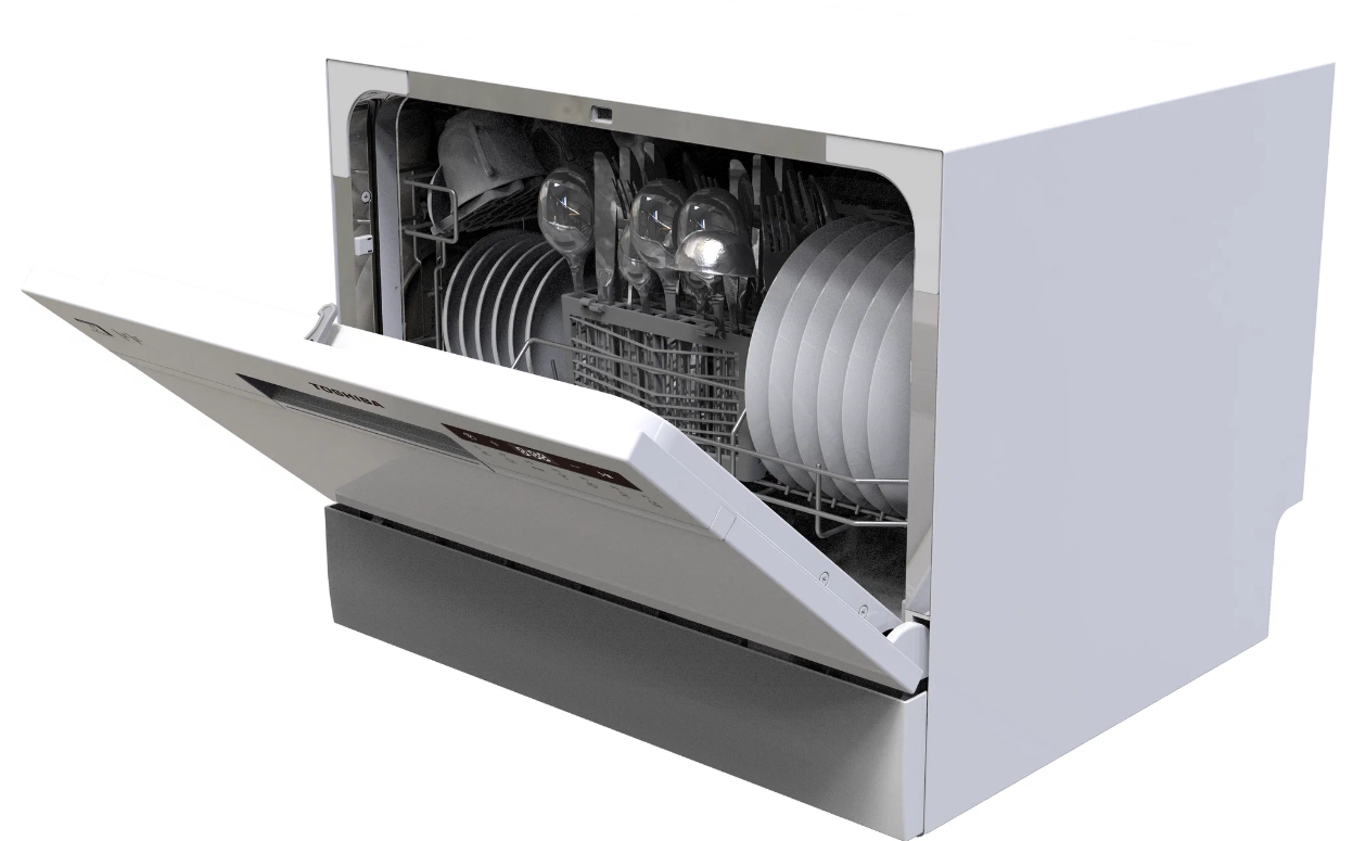 Посудомоечная машина компактная Toshiba DW-06T1(W)-RU