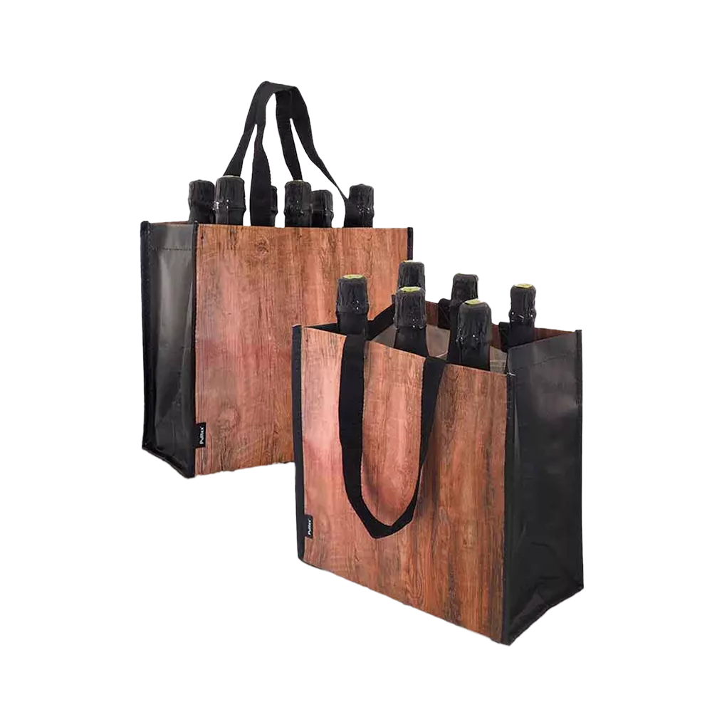 Сумка на 6 бутылок Pulltex Wood Wine Bag, 109-407-00