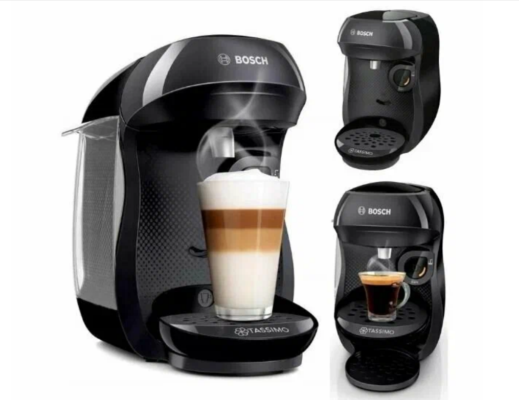Капсульная кофемашина Bosch Tassimo Happy TAS1002N  черный
