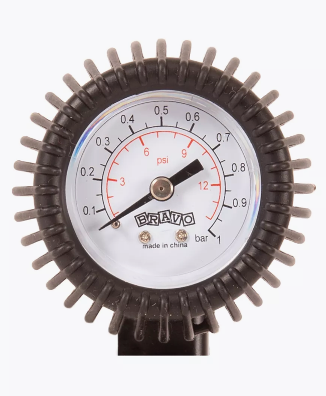 Манометр проходной SP 125/1до 1,0бар для лодок из ПВХ, с набором переходников Bravo