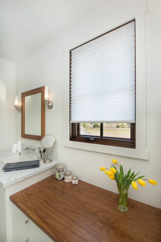 Шторы плиссе бумажные Rolui белые 61х160 см