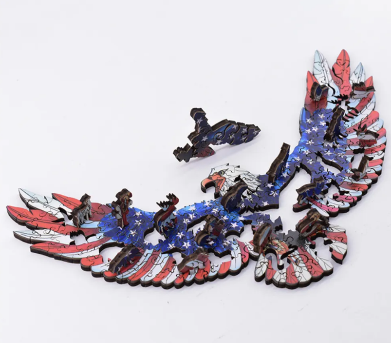 Деревянная мозаика пазл Летающий орел 150 эл. XL-45A4