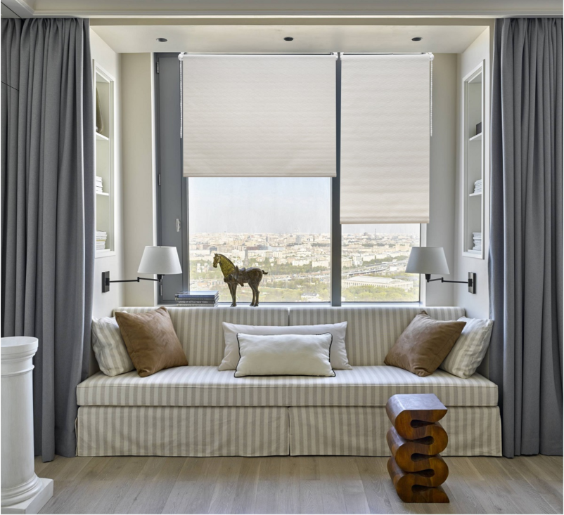 Рулонная штора ECODECOR Dover 06 40х160 см молочный
