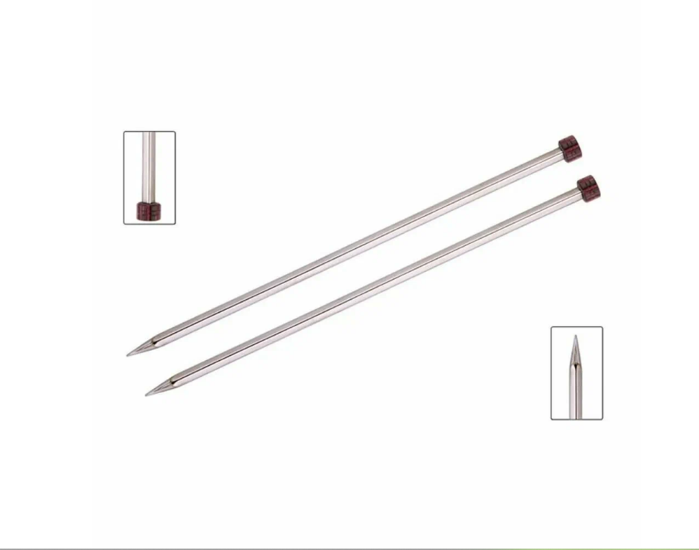 Спицы прямые "Nova cubics" 6,5мм/30см