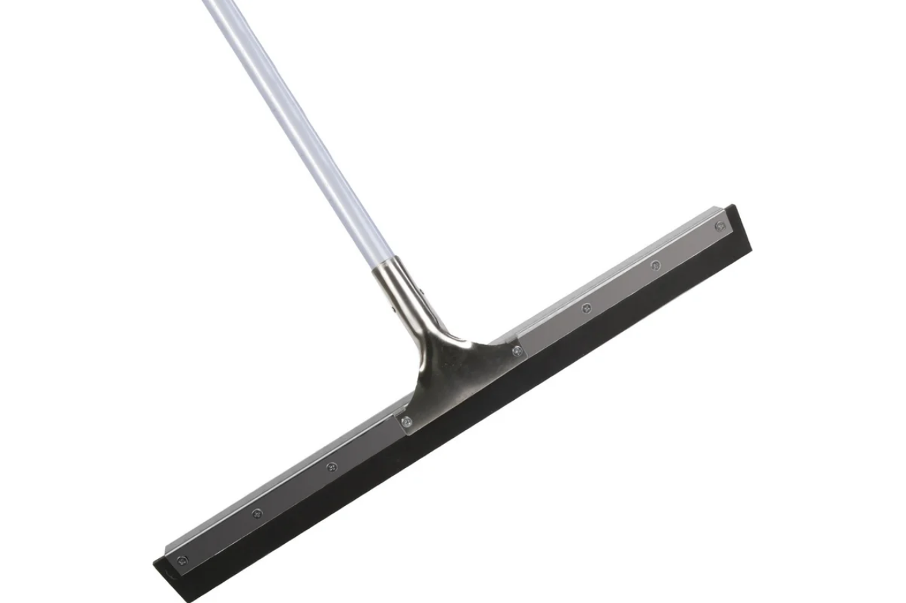 Швабра-стяжка/водосгон Лайма , ширина 80 см, алюминиевый черенок 118 см, металлическая основа/резина