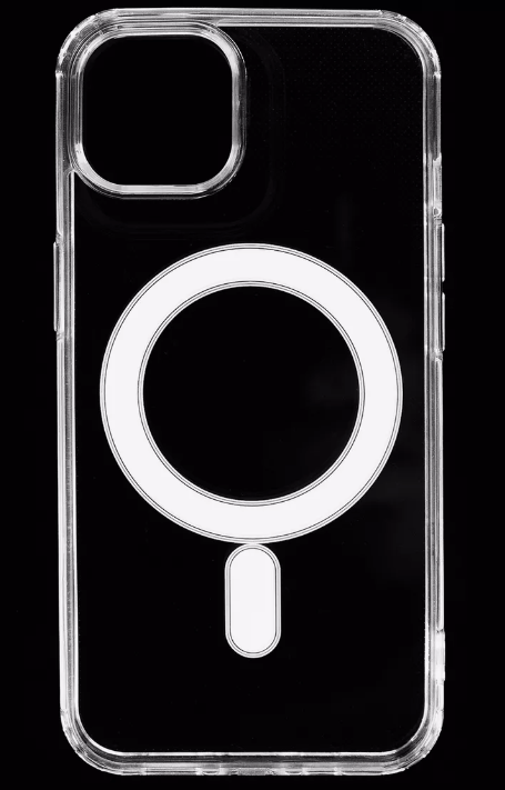 Чехол на iPhone 14 с MagSafe прозрачный защитный
