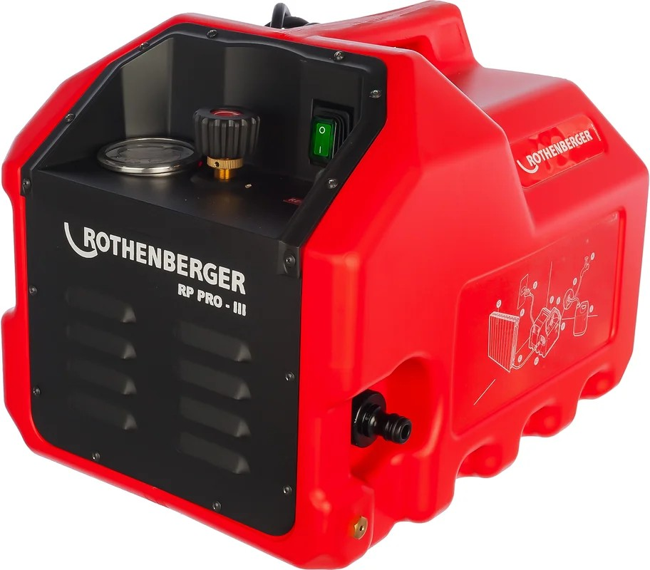 Электрический насос для опрессовки трубопроводных систем Rothenberger RP PRO III 