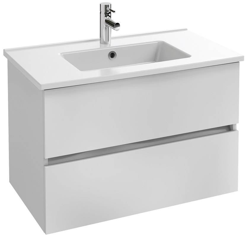 Jacob Delafon EB2382-J5 Tolbiac Тумба под раковину 80х45 см, 2 ящика, белый лак