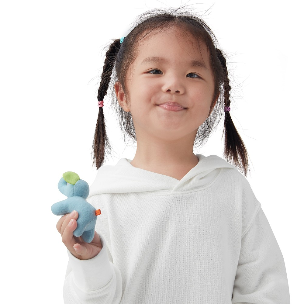 СЁТ БАРНСЛИГ Мягкая игрушка ИКЕА, слон, синий 905.178.81