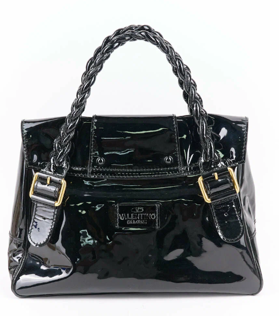 Сумка Valentino 20171438 черная (темно-синяя)
