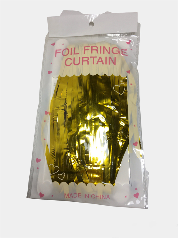 Дождик для фотозоны B80011 желтый