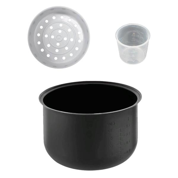 Чаша для мультиварки Кленовый лист универсальная, керамическая, 5 л, паровая решетка + мерный стакан