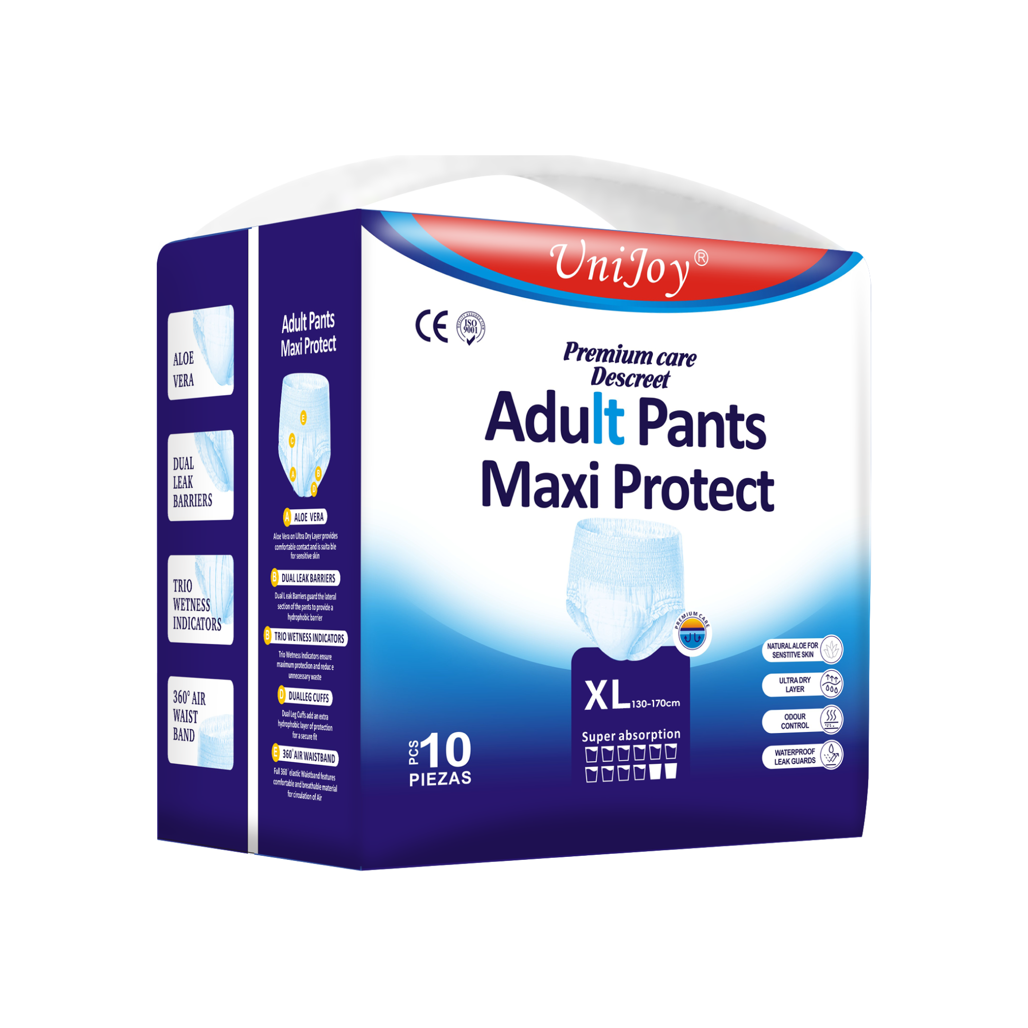 Трусы впитывающие Unijoy Maxi Protect, XL, 10 шт.
